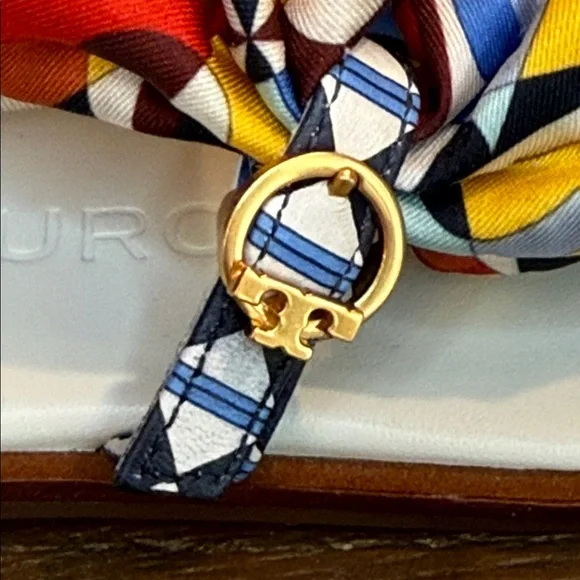Tory Burch Selby Scarf Sandal - Picture 3 of 16